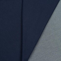 Baumwolljersey Jeans-Optik - dunkelblau