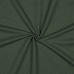 Baumwolljersey Jeans-Optik - dunkelgrün