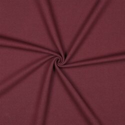 Baumwolljersey Jeans-Optik - aubergine