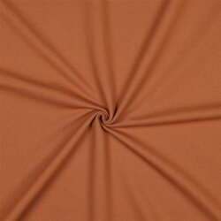 Baumwolljersey Jeans-Optik - cognac