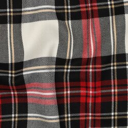 Schottenkaro Stretch - schwarz/RED/YELLOW/WHITE