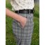Schottenkaro Stretch - schwarz/RED/YELLOW/WHITE