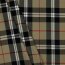 Gabardine Schottenkaro Stretch - sand/schwarz/rot