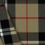 Gabardine Schottenkaro Stretch - sand/schwarz/rot