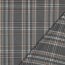 Gabardine Schottenkaro Stretch - grau/beige