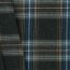 Gabardine Schottenkaro Stretch - grau/hellblau/weiss