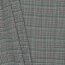 Gabardine Schottenkaro Stretch - schwarz/weiss/rot