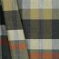 Gabardine Schottenkaro Stretch - grau/orange/sand