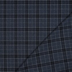 Gabardine Schottenkaro Stretch - jeansblau/dunkelblau/grau