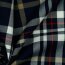 Gabardine Schottenkaro Stretch - dunkelblau/weiss/kamel/rot