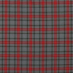 Gabardine Schottenkaro Stretch - grau