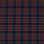 Gabardine Schottenkaro Stretch - dunkelblau