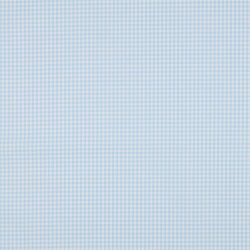 Baumwollpopeline 2,7mm Vichykaro - hellblau