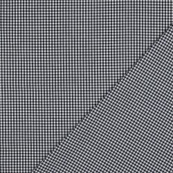 Baumwollpopeline 2,7mm Vichykaro - dunkelblau