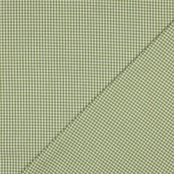 Baumwollpopeline 2,7mm Vichykaro - flaschengrün