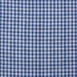 Baumwollpopeline 2,7mm Vichykaro - Himmel