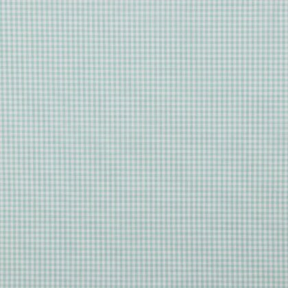 Baumwollpopeline 2,7mm Vichykaro - azurblau