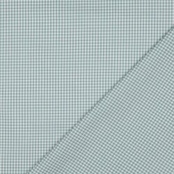 Baumwollpopeline 2,7mm Vichykaro - altgrün