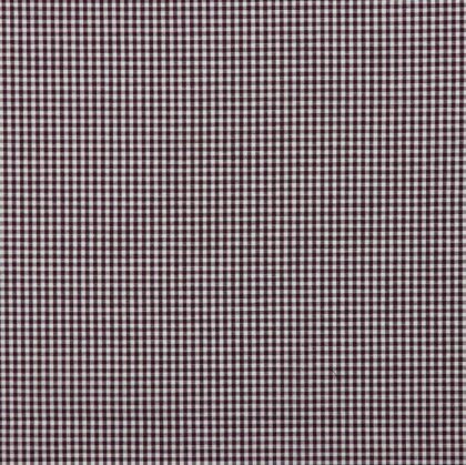Baumwollpopeline 2,7mm Vichykaro - aubergine