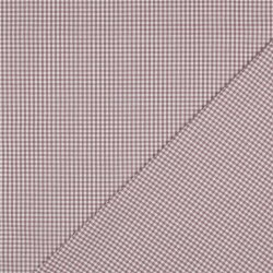 Baumwollpopeline 2,7mm Vichykaro - malve