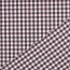 Baumwollpopeline garngefärbt - Vichy Karo 10mm *Vera* - aubergine