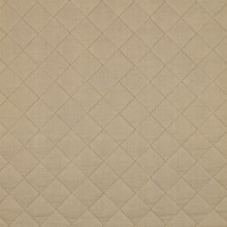 Musselin Gesteppt Uni - beige