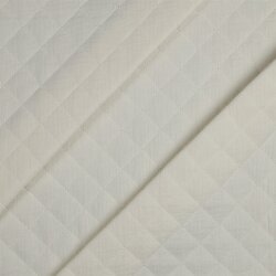 Musselin Gesteppt Uni - creme