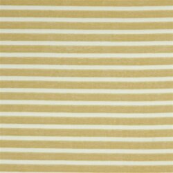 Nickistoff Streifen - sand/creme