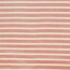Nickistoff YARN DYED Streifen - rosa/creme