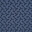 Musselin Bestickt Blümchen -  jeansblau