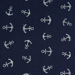 Jeansstoff Anker PRINT