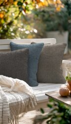 Outdoor Canvas Uni - blaugrau
