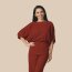 Bambus Jersey *Vera* - kirsche