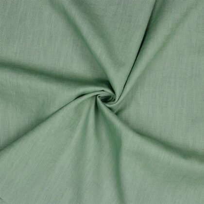 Leinen *Vera* vorgewaschen - dunkelmint