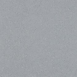 Glitzertüll Royal - kieselgrau/silber