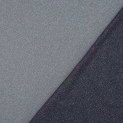 Glitzertüll Royal - dunkelblau/silber