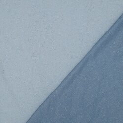 Glitzertüll Royal - jeansblau/silber