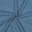 Musselin kleine Punkte - blau