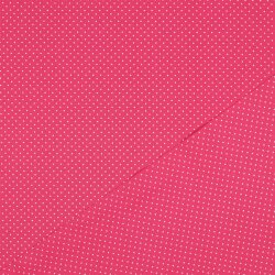 Baumwollpopeline 2mm Punkte - pink
