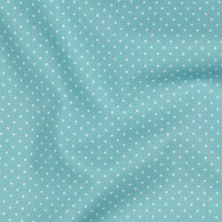 Baumwollpopeline 2mm Punkte - altmint