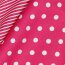 Baumwollpopeline 8mm Punkte - pink