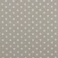 Baumwollpopeline 8mm Punkte - sand