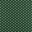 Baumwollpopeline 8mm Punkte - dunkelwaldgrün