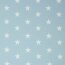 Baumwollpopeline 33mm Sterne - hellblau
