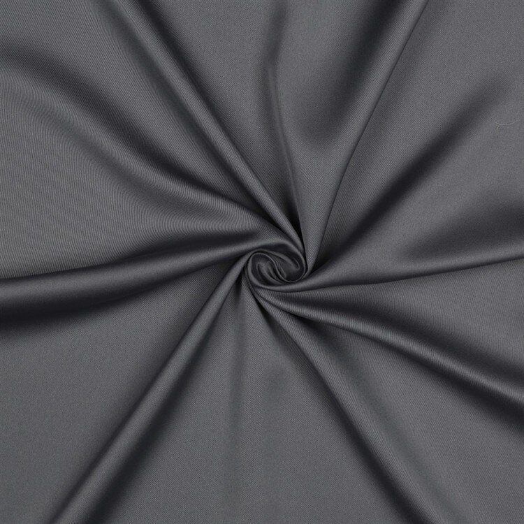 Mikrofaser Satin "Royal" - kieselgrau