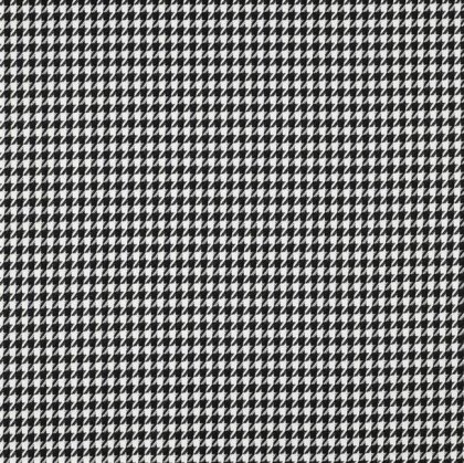 Jacquard Viskose Hahnentritt midi - schwarz/weiss