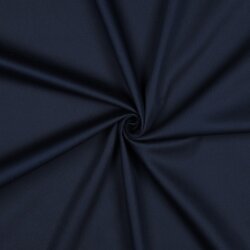 Baumwollsatin Stretch *Vera* - dunkelblau