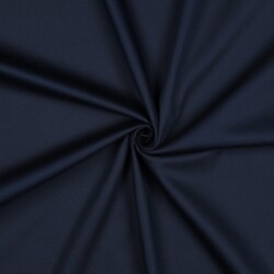 Baumwollsatin Stretch *Vera* - dunkelblau