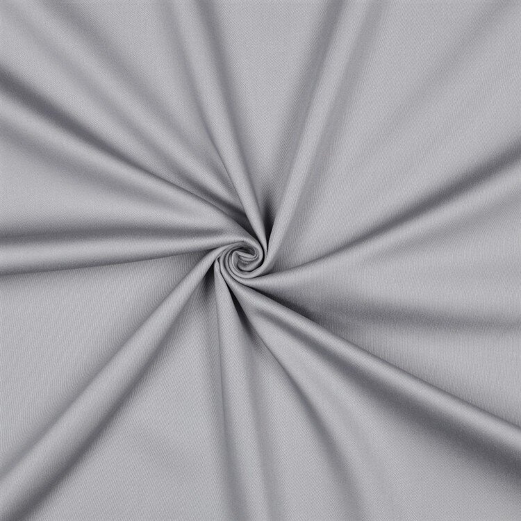 Baumwollsatin Stretch *Vera* - grau