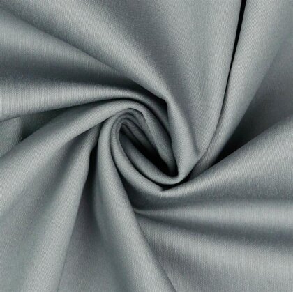 Baumwollsatin Stretch *Vera* - grau